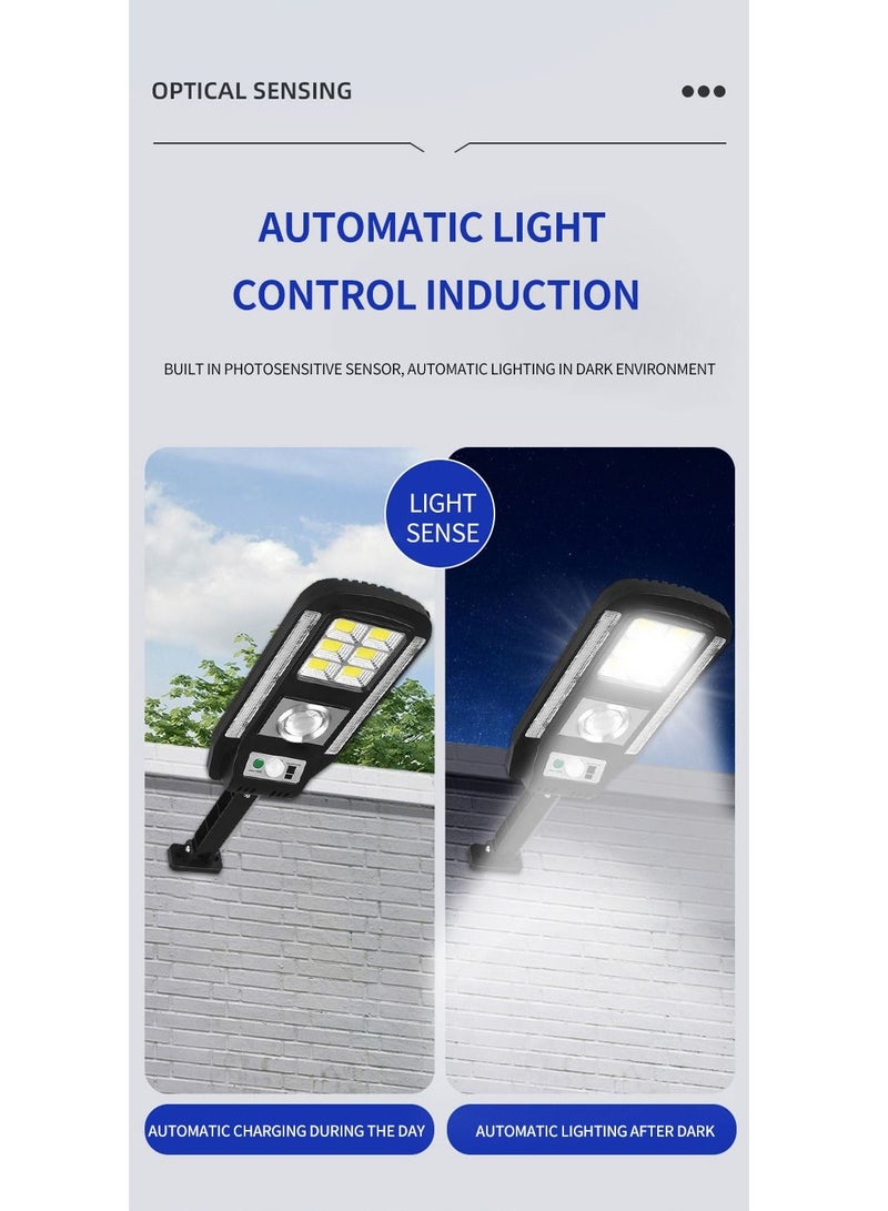 Crony CL-728 Solar induction street lamp 108 COB Waterproof LED Solar Street Light Outdoor Lamp High Lumen Smart Motion Sensor  - Image 3
