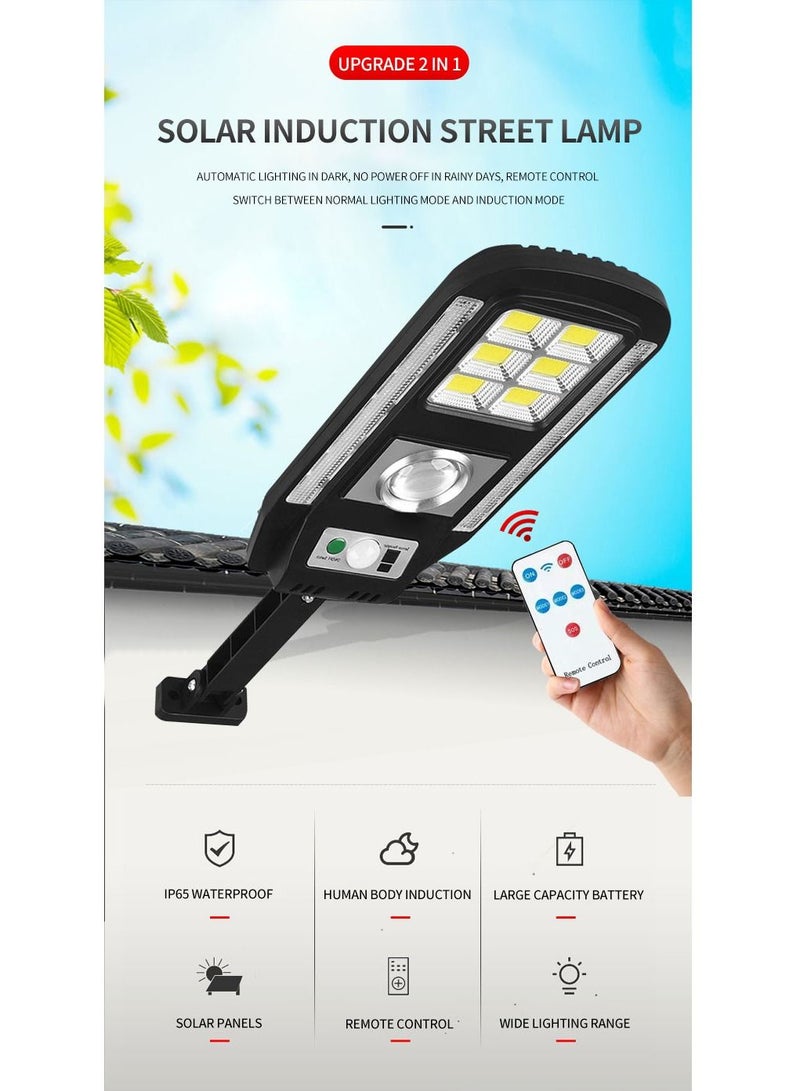 Crony CL-728 Solar induction street lamp 108 COB Waterproof LED Solar Street Light Outdoor Lamp High Lumen Smart Motion Sensor  - Image 4