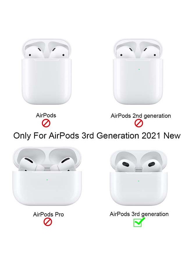 NIBEMINENT - Protective Shockproof Case Cover For Apple AirPods 3rd Generation Clear - Image 1