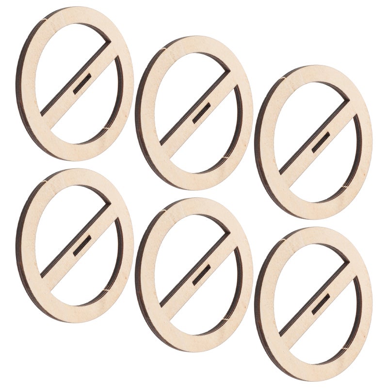 6pcs Wick Holders: Candle Wick Centering Device for DIY Candle Making - Universal Stabilizer & Placement Tool for Jar - Image 1