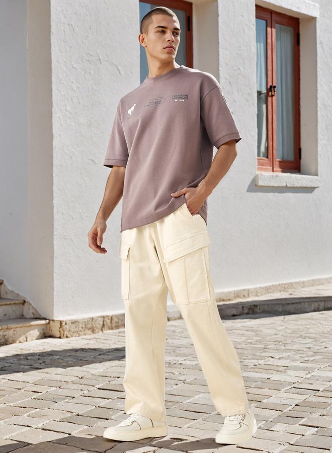 اس بي كاركترز تيشيرت فورد برونكو مطبوع - Image 2