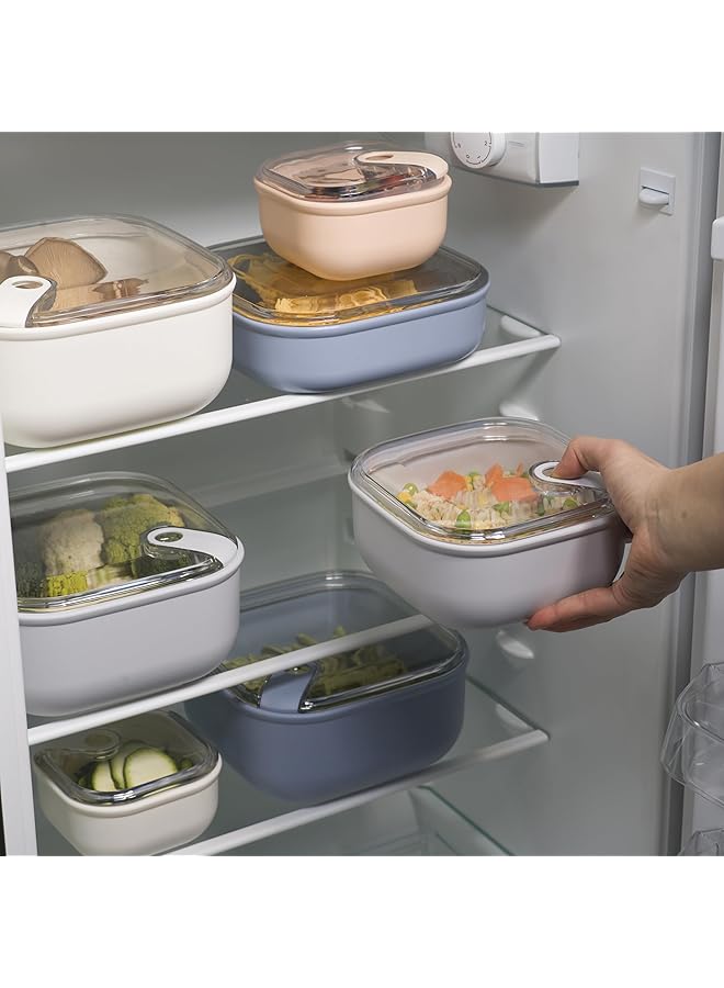 OMADA Leak Proof Pull Box Square 3 Pcs. Set   Sunrise - Image 3