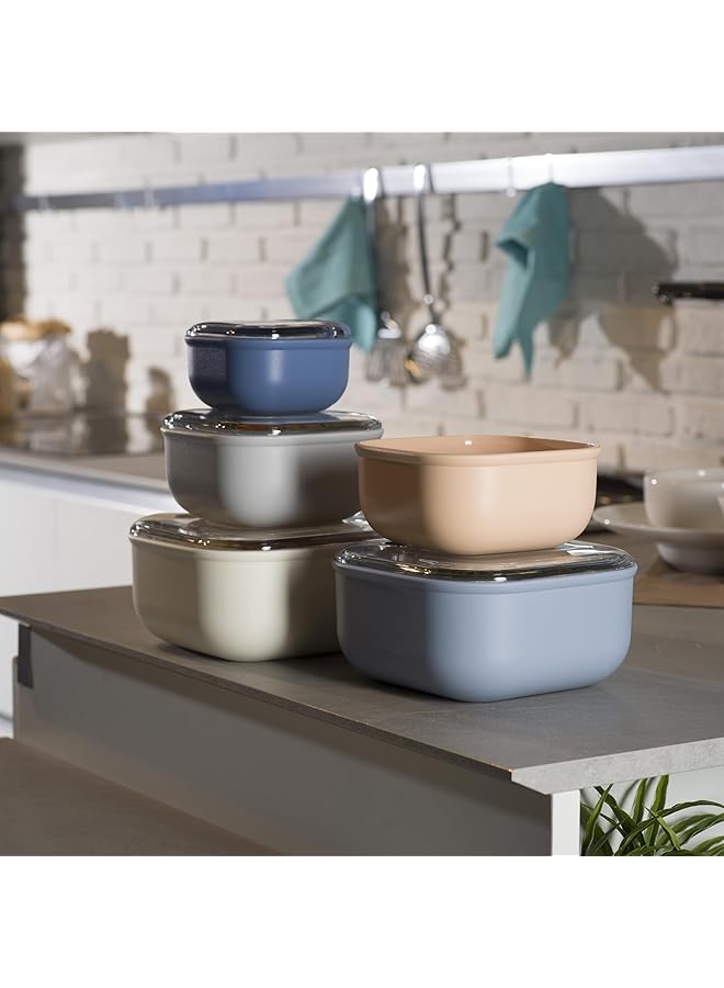 OMADA Leak Proof Pull Box Square 3 Pcs. Set   Sunrise - Image 4