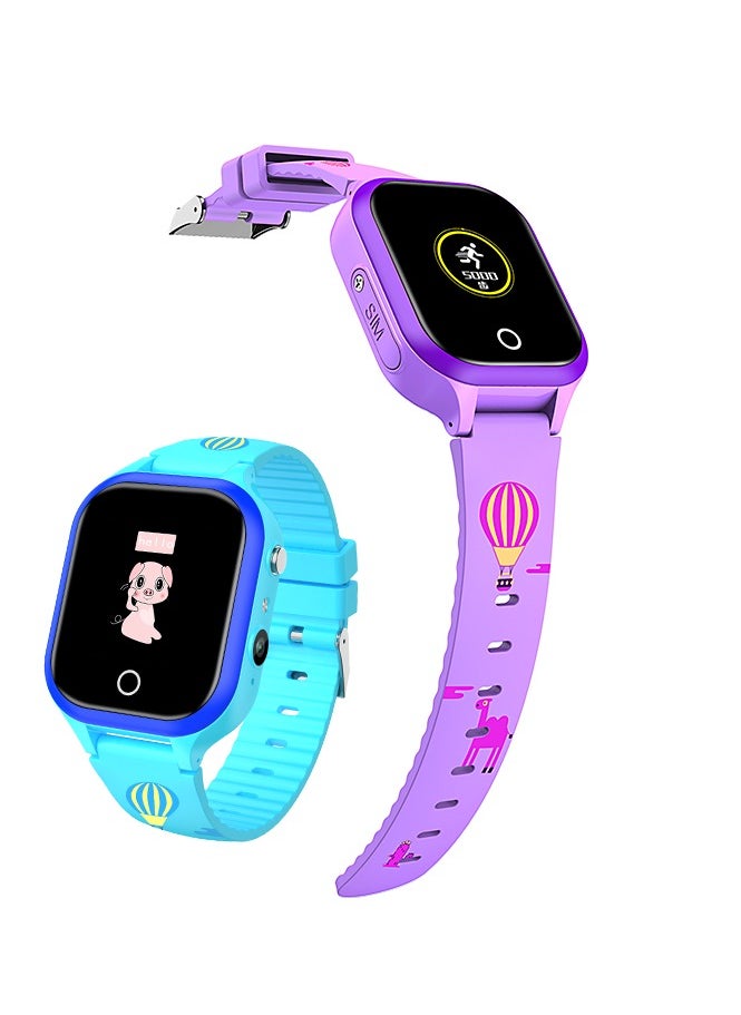 W4YOU - Kids waterproof Smart Watch for Kids Games HD Touch Screen Camera Music Player Pedometer Alarm Clock Calculator Kids Watches Gift for 4-12 Year - Image 1