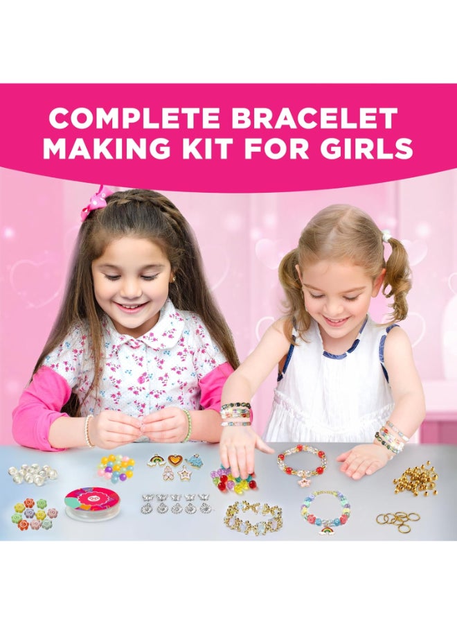 Doctor Jupiter Charm Bracelets Making Kit, 500+ pieces includes , gift for girls - Image 2