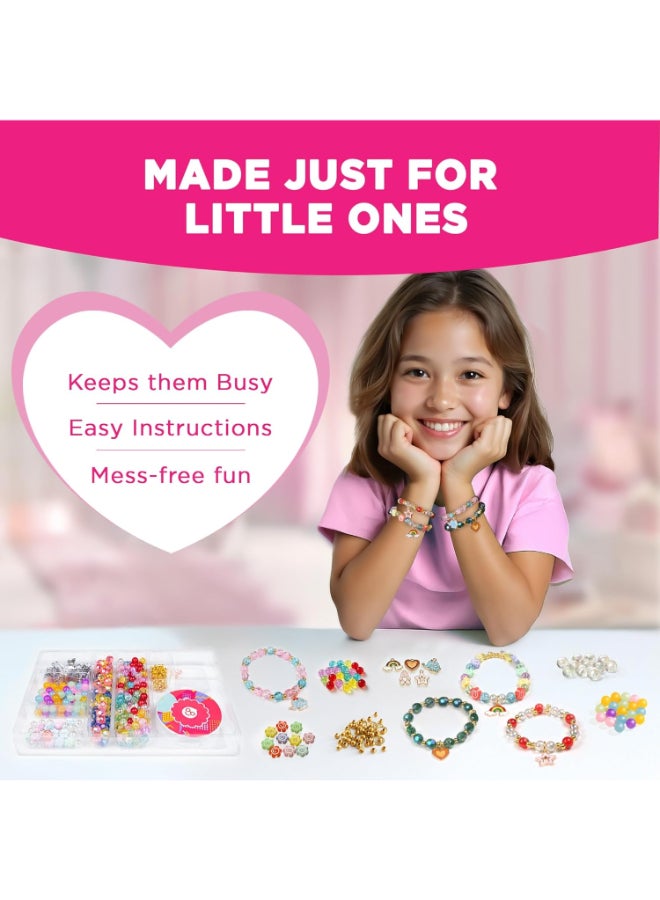 Doctor Jupiter Charm Bracelets Making Kit, 500+ pieces includes , gift for girls - Image 5