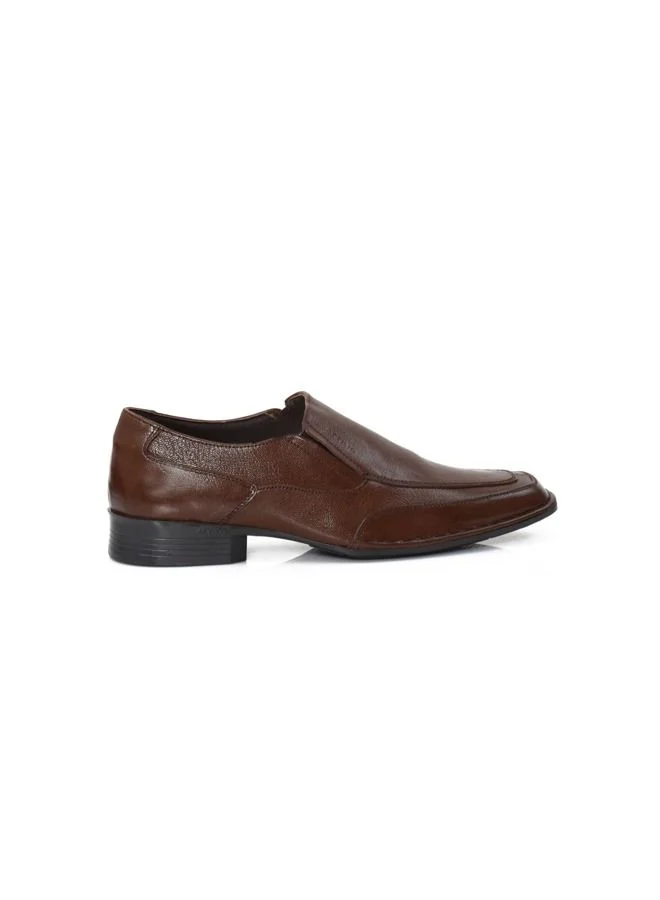 ATTILIO Men's Robert Woo 13 Oxford Derby Loafer Slip On Comfort Tan Brown Leather Work Office Formal Occasion Party Casual Wear Italian Design Anti Skid Padded Insole Trendy Fashion Premium Shoes