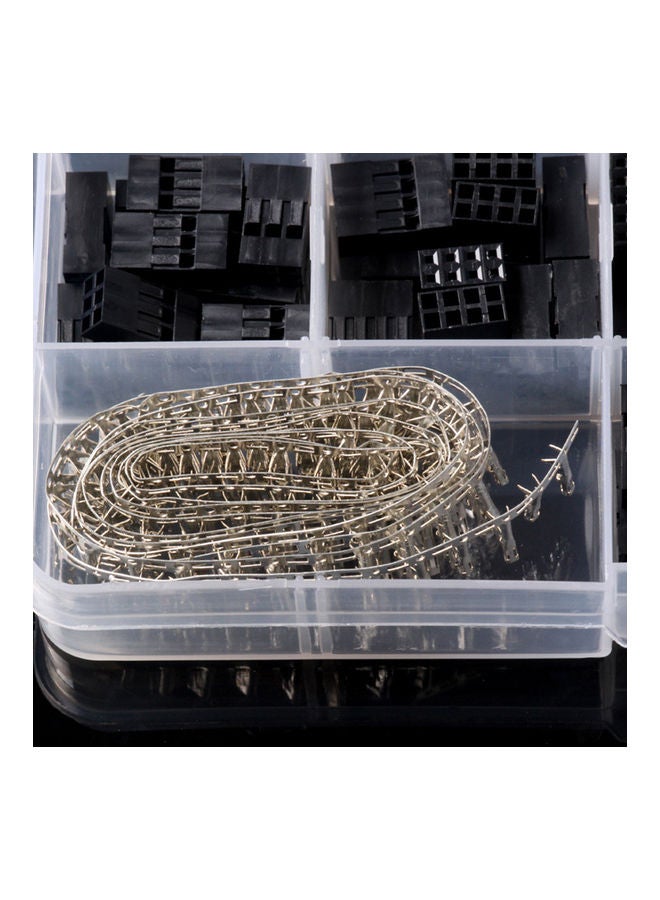 نيبمينينت مجموعة موصلات طرفية سلكية بدبوس عبارة عن 620 قطعة مع صندوق تخزين لون أسود - Image 4