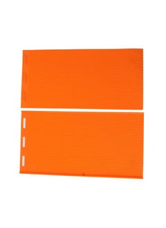 Thoraya 2 Sheets 5.4mm Silicone Beeswax Mold Beeswax Foundation Press Embosser Honeycomb Sheets Mold Bee Keeping Supplies Orange  - Image 5