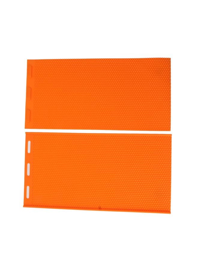 Thoraya 2 Sheets 5.4mm Silicone Beeswax Mold Beeswax Foundation Press Embosser Honeycomb Sheets Mold Bee Keeping Supplies Orange  - Image 5