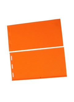 Thoraya 2 Sheets 5.4mm Silicone Beeswax Mold Beeswax Foundation Press Embosser Honeycomb Sheets Mold Bee Keeping Supplies Orange  - Image 4