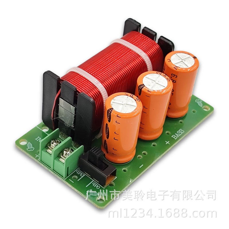 Adjustable Bass Speaker Crossover Orange capacitor Orange capacitor