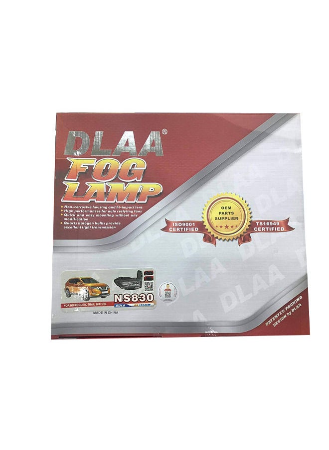 DLAA - DLAA Pack of 2 NS830 Fog Lamp Suitable for Rogue | X-Trail 2017-On with Wires and Switch - Image 1