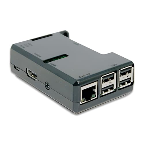 sb components Jet Black Case for Raspberry Pi 3 Model B and Raspberry Pi 2 Model B (Black) with Access to All Ports - Image 2