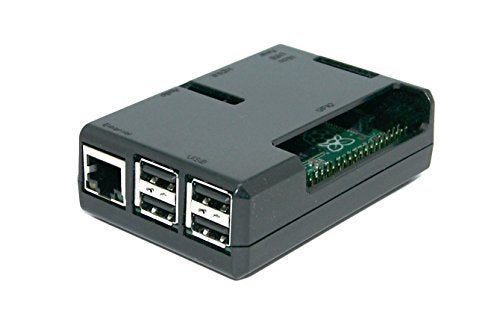 sb components Jet Black Case for Raspberry Pi 3 Model B and Raspberry Pi 2 Model B (Black) with Access to All Ports - Image 1
