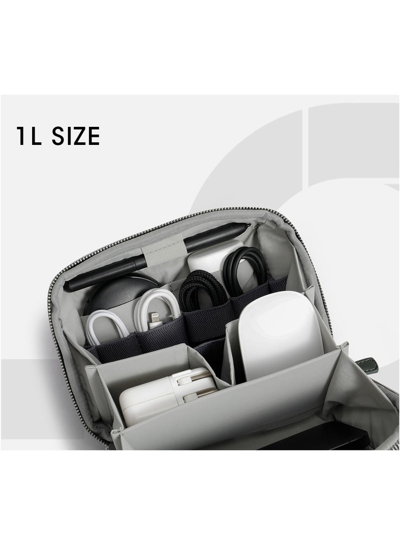 ALOT PU Leather Handbag - Elegant Quilted Purse with 1-Liter Capacity and Multiple Pockets - Durable Bag for Daily Use - Image 3