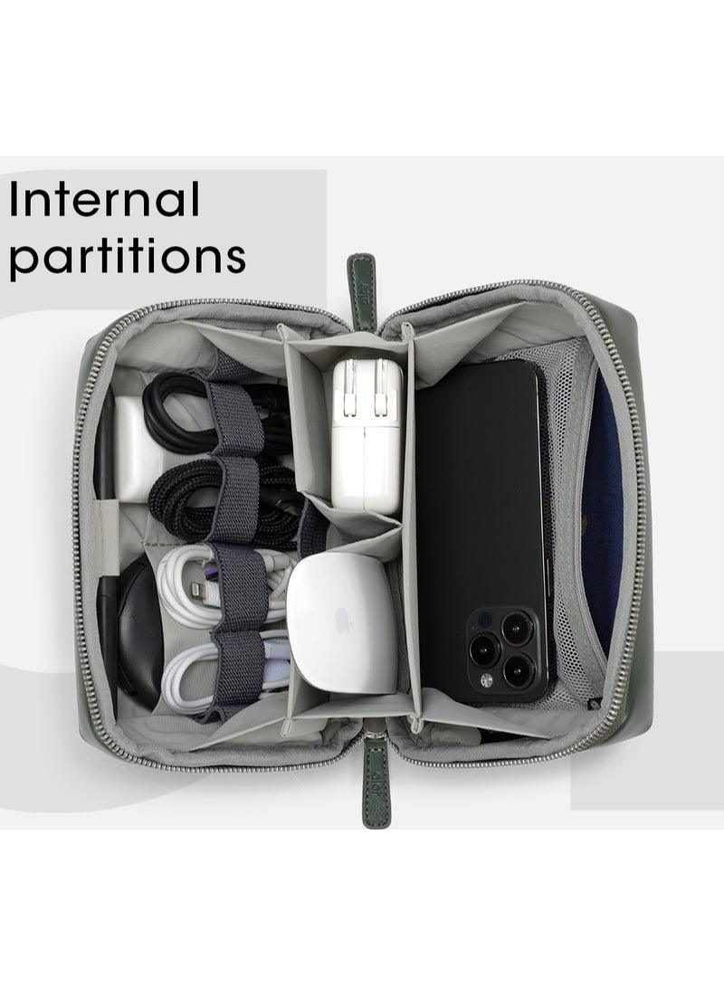 ALOT PU Leather Handbag - Elegant Quilted Purse with 1-Liter Capacity and Multiple Pockets - Durable Bag for Daily Use - Image 4