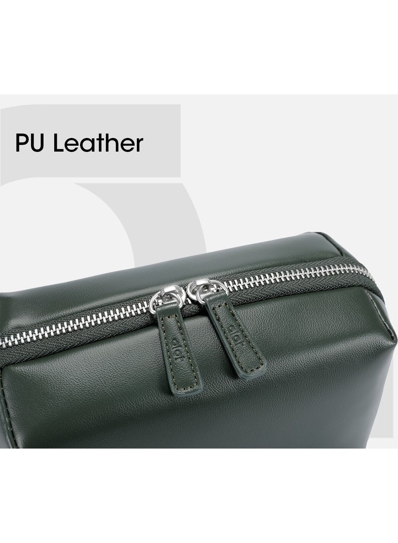 ALOT PU Leather Handbag - Elegant Quilted Purse with 1-Liter Capacity and Multiple Pockets - Durable Bag for Daily Use - Image 2