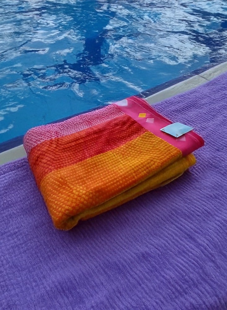 باشاهوم بشكير فاخر 100% قطن - مقاس 95×175 سم لراحة مثالية. - Image 3