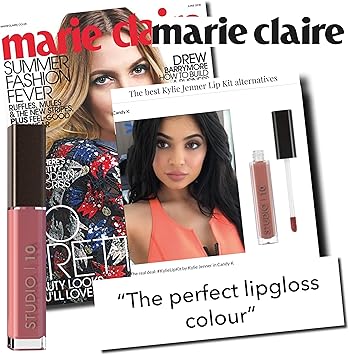 Studio 10 Studio10 Lip Perfecting Plumping Gloss with Hyaluronic Acid Non Sticky Lip Gloss to Smooth Hydrate and Volumise Suitable for Fine Lined Mature or Dry Lips with Subtle Shine and Skincare Benefits - Image 3