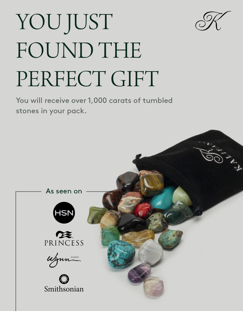 KALIFANO Bulk Tumbled Stones (1,000+ Carats) Random Assortment of Polished High Energy Reiki Crystals (Includes Rose Quartz, Howlite Turquoise, Fluorite etc.) - Piedras Caidas with Healing Properties - Image 5