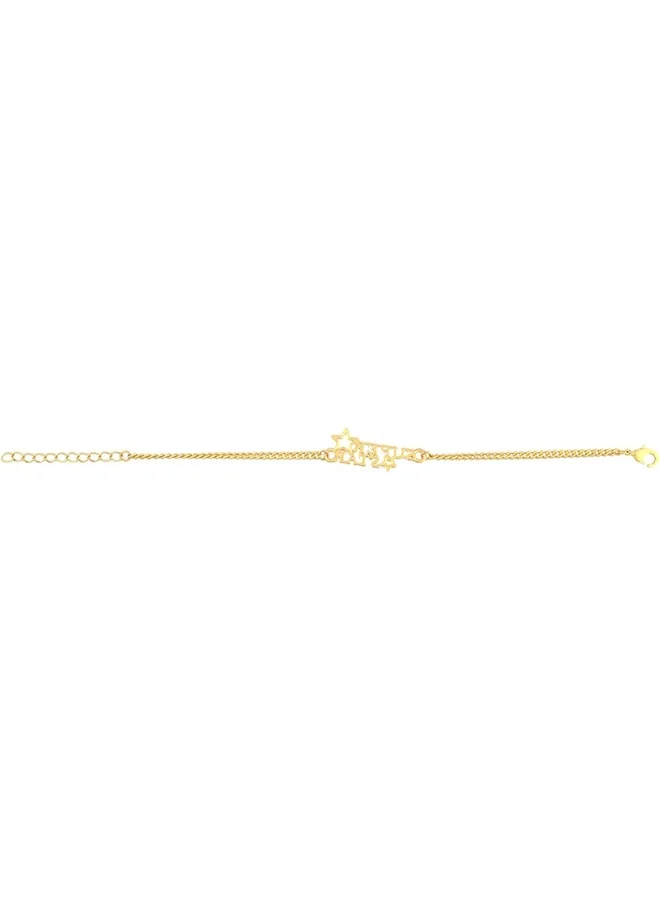 VOYLLA Super Star Gold Tone Bracelet