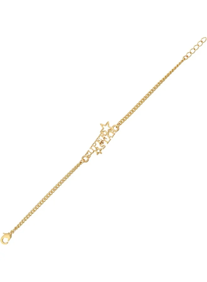VOYLLA Super Star Gold Tone Bracelet