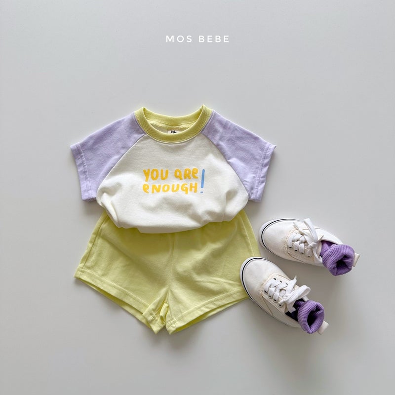 Baby Set Boys Thin Korean Style Childrens Clothing Baby Clothes Summer Girls Two-Piece Set Childrens Summer Fashion Purple sleeve