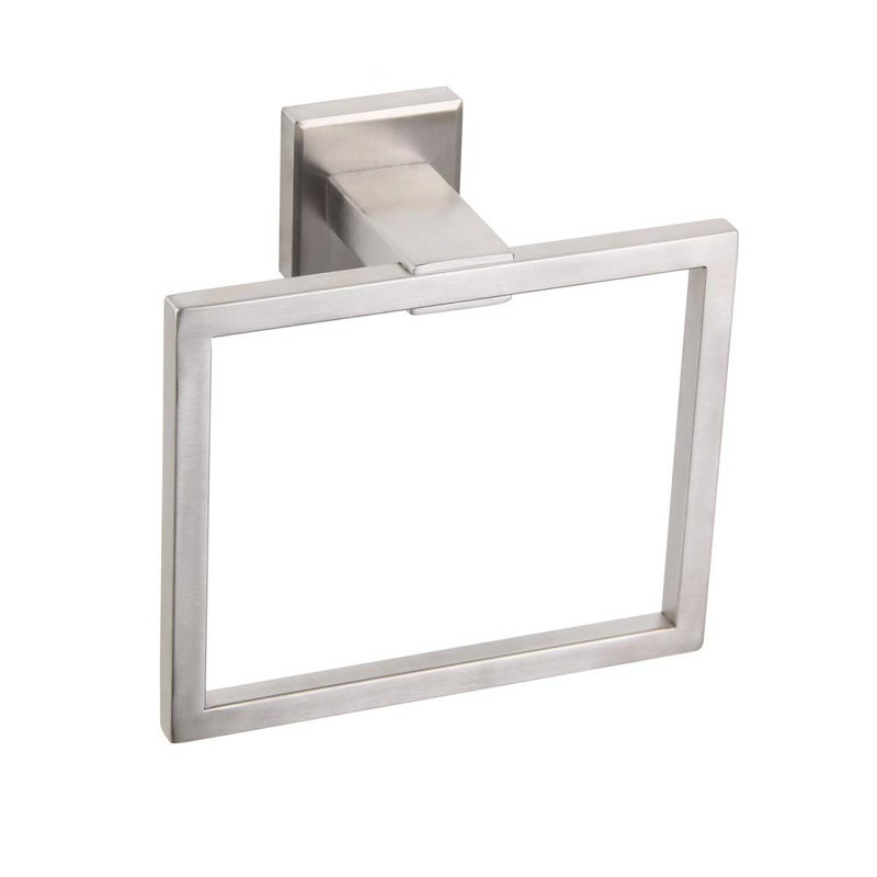 GERZWY GERZWY Bath Towel Holder SUS304 Stainless Steel Towel Hanger Towel Ring for Bathroom Lavatory Wall Mount Contemporary Style Brushed Finish JG1906LS 