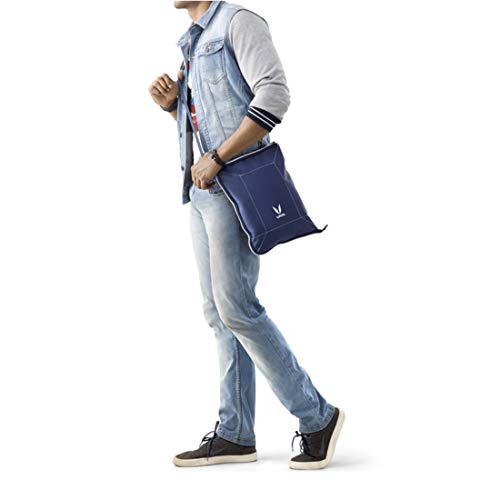 VAYA BAGMAT Office Lunch Bag with Sling for Tiffin Box and Water Bottle, Blue - Image 4