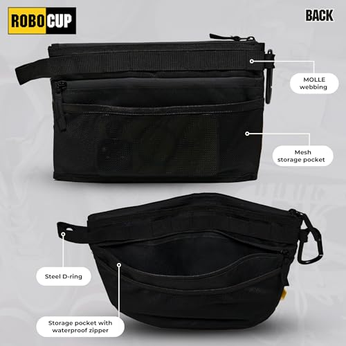 ROBOCUP Pro Zippered Storage Pouch, 3 Sizes Sold Individually or a Set of 3 | Water-Resistant Durable Design, (Set of 3) - Image 4