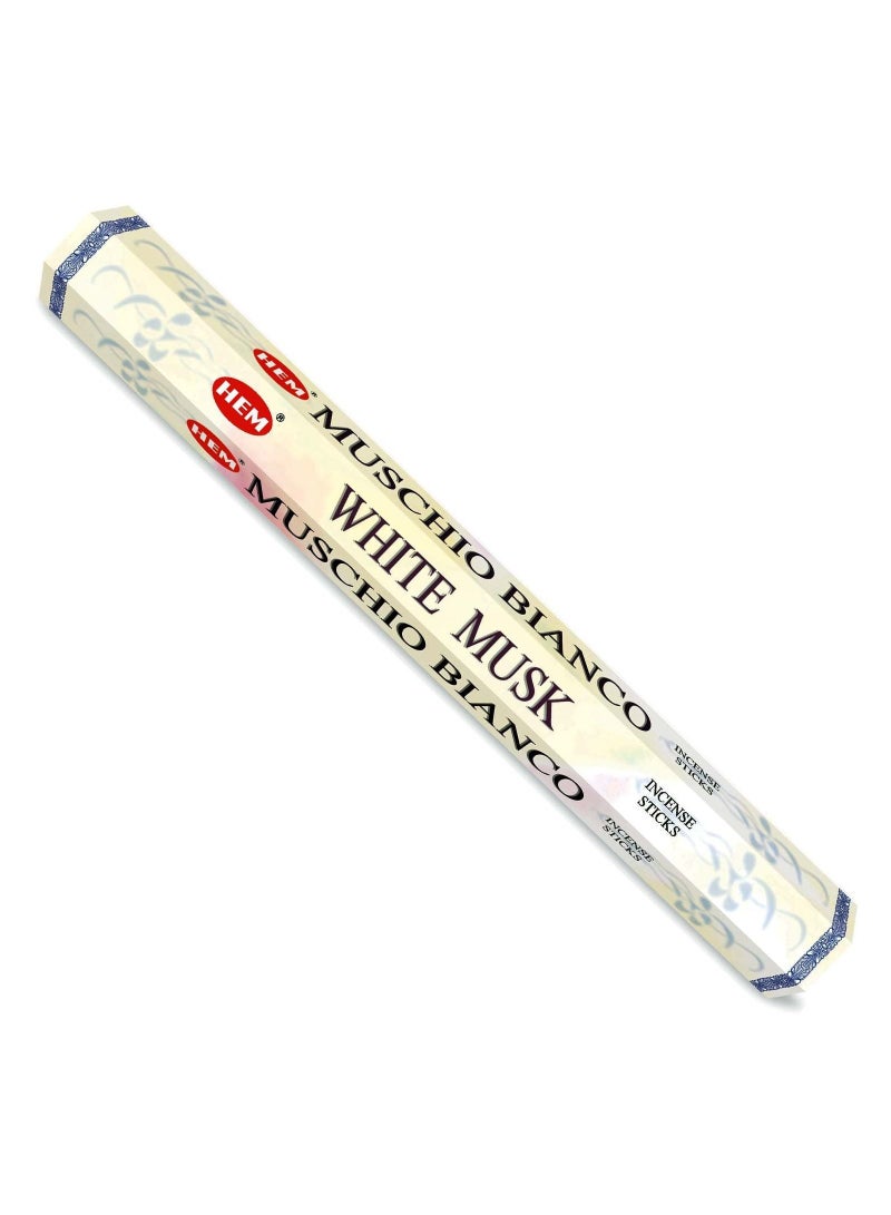 White Musk Incense Sticks Pack of 20