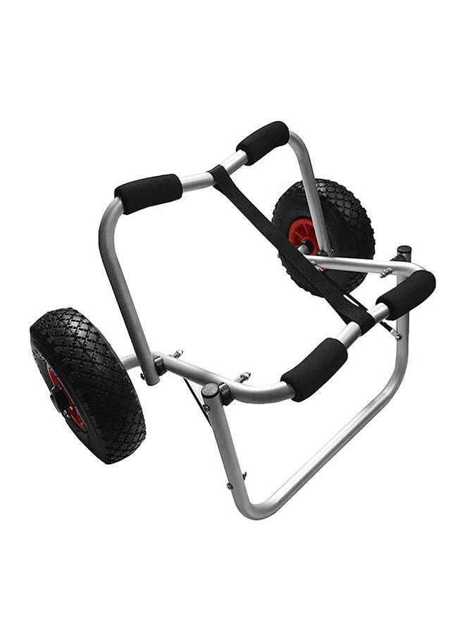 Generic 80KG Loading Capacity Foldable Kayak Trolley Energy-saving Two-wheeled Carrier Cart - Image 1