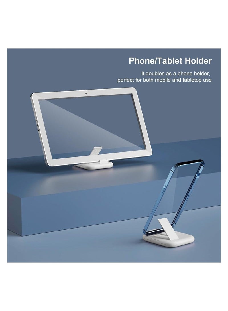 USB C Adapter OTG Kit Multi Charging Cable Case Convertor USB C to iOS Device Type C Micro Adapter Data Transfer Contains Card Slot for Traveling Use as Phone Holder Contains Makeup Mirror - Image 4