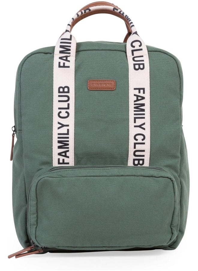 CHILDHOME Childhome, Family Bag Club Changing Backpack, Large Capacity, Multifunctional, 11 Compartments, Isothermal Pockets, Trolley Suitcase, Pushchair Attachment, 20.5 L, Green  - Image 1