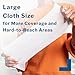 McKesson Washcloth Wipes for Adults Unscented 6 Pack 576 Washcloths Disposable Wash Cloths for Body FragranceFree NoRinse Formula Good for Incontinence and Elderly 96 Wipes Per Pack - Image 4
