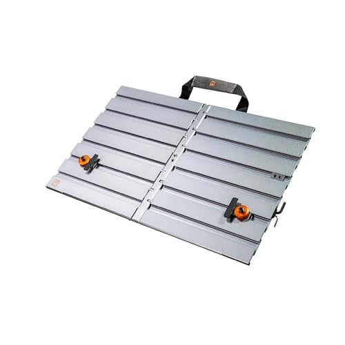 Tether Tools AeroTrac Workstation System Foldable Laptop Tray for Tripod Mounting Video Photography Workstation Platform with 1420 Threads Modular Rail System - Image 1
