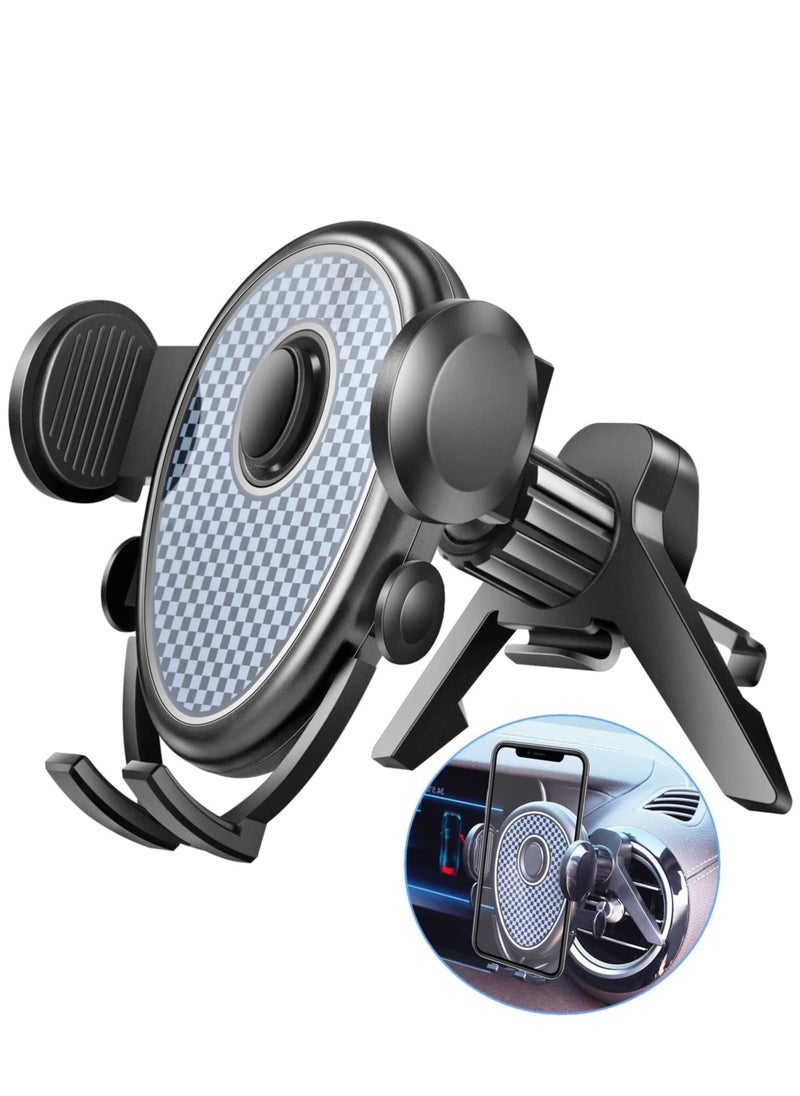 Excefore Universal Car Phone Holder, Air Vent Car Mount Cell Phone Holder Car Phone Stand with Windshield Fit Thick Case & Heavy Phone Friendly Fit for All mobile phone Iphone Samsung  - Image 1