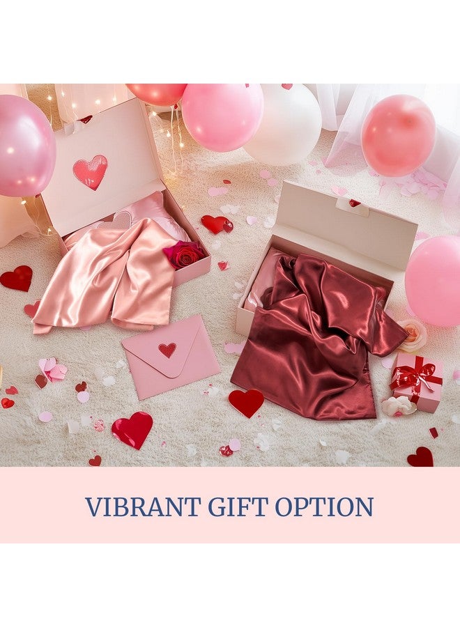 BEDELITE Satin Pillowcase for Hair and Skin, Super Soft and Cooling Similar to Silk Pillow Cases 2 Pack with Envelope Closure, Gift for Women Men(20"x26" Standard Size, Coral) - Image 5