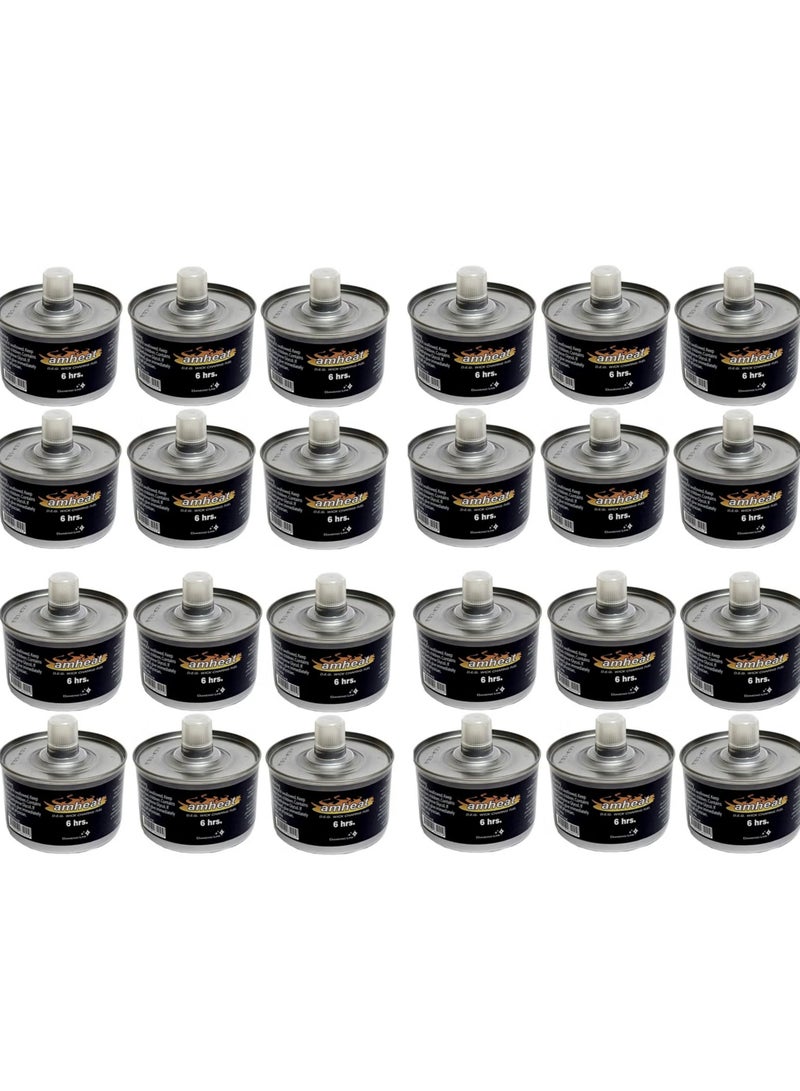 Heater Flame Can For Buffet Lasts 6 Hours (24pc) - Image 1
