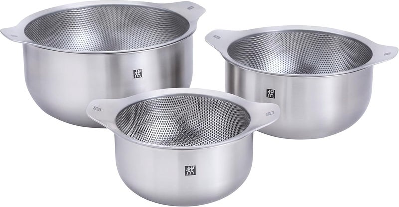 Zwilling مجموعة زويلينغ من 6 قطع من الأوعية المصنوعة من الفولاذ المقاوم للصدأ المصقول والمصفاة - Image 3