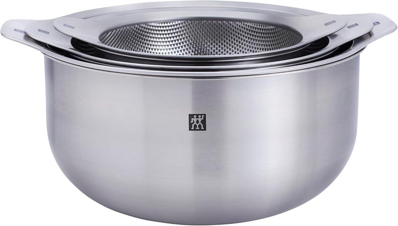 Zwilling مجموعة زويلينغ من 6 قطع من الأوعية المصنوعة من الفولاذ المقاوم للصدأ المصقول والمصفاة - Image 1