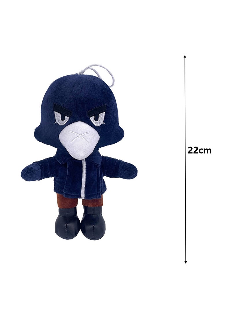 Brawl Stars Game Peripheral Dolls, Creative And Cute Plush Toy Dolls, Suitable For Gifts For Boys And Girls Fans Of Games (Black Crow) - Image 2