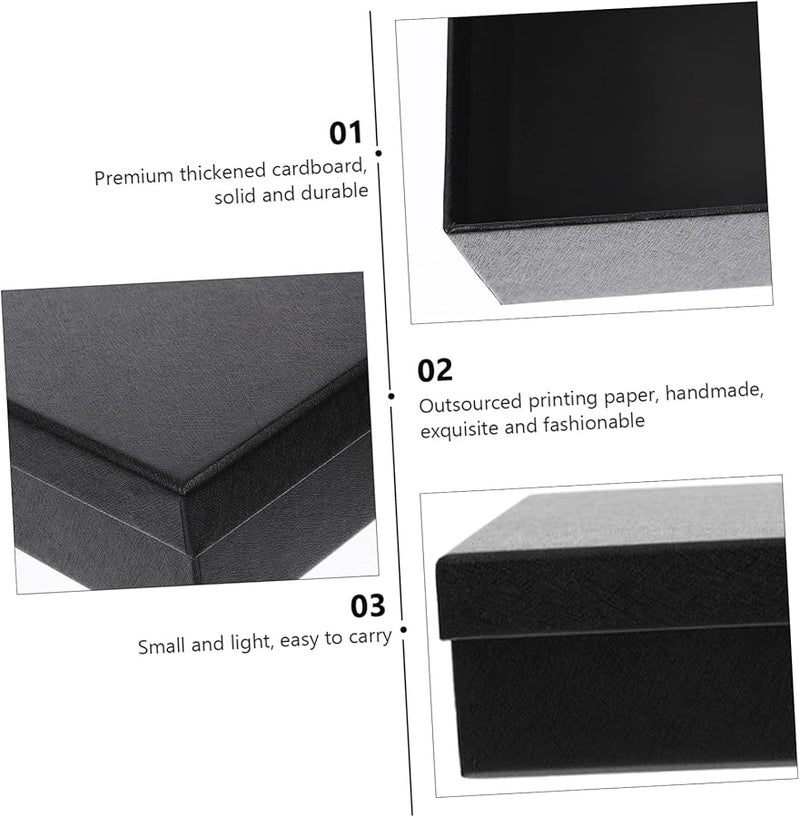 Black Birthday Gift Boxes 10pcs Portable Candy Cases Elegant Party Favor Wrapping - Image 4