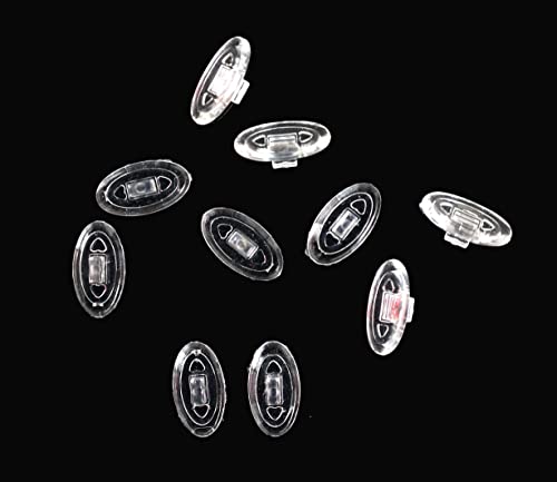 NicelyFit Clear Push-on Nose Pads for Oakley Eyeglass Frames OX5079 OX5038 OX5066 OX5088 OX3102 OX5040 OX5042 etc. (Clear - 2 Pairs) - Image 4
