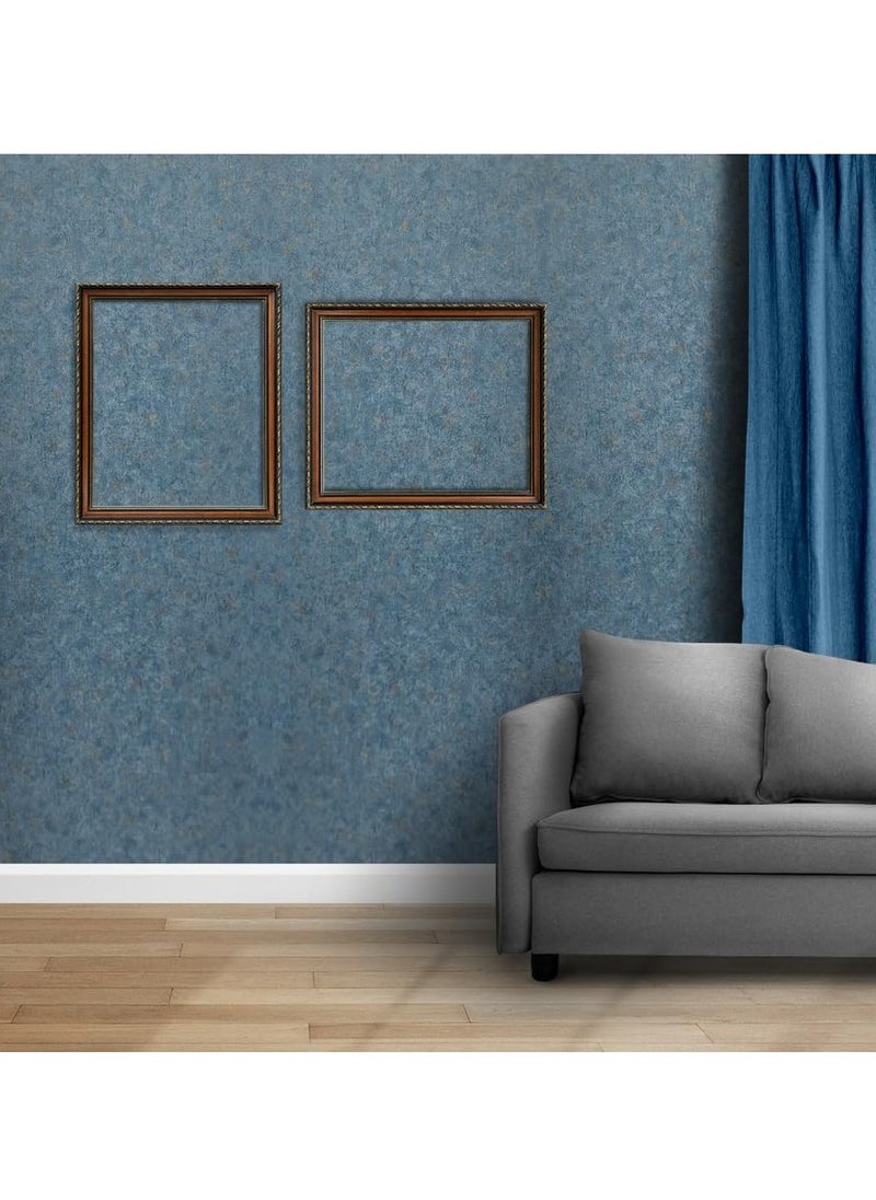 MAF Wallpaper MAF Wallpaper PR786139 PVC Textured Wallpaper For Bedroom, Living Room, Office, Room Decoration, Wall covering, Decorative Paper, Modern Wallpaper - Blue  - Image 1