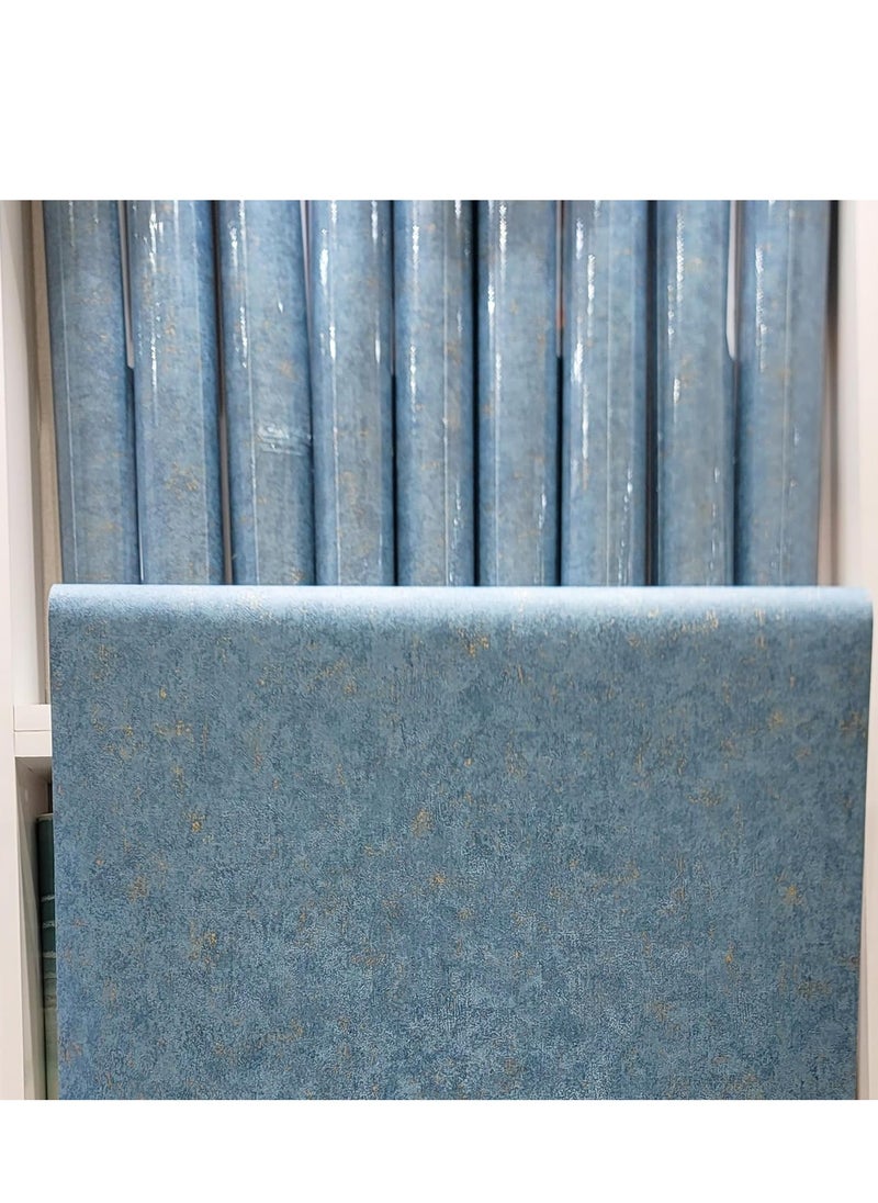 MAF Wallpaper MAF Wallpaper PR786139 PVC Textured Wallpaper For Bedroom, Living Room, Office, Room Decoration, Wall covering, Decorative Paper, Modern Wallpaper - Blue  - Image 2