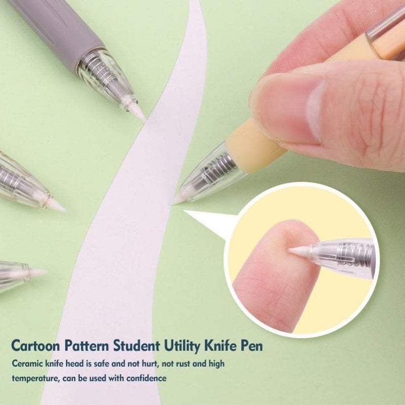 cheekyglo Utility Pen Cut Stickers Scrpooking Cutting Tool Precision Cutter Supplies Sticker Supplies School Craft-6pcs free size - Image 4