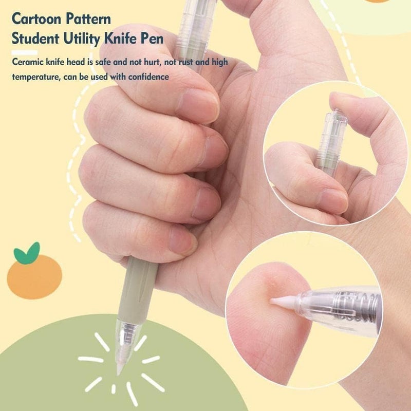 cheekyglo Utility Pen Cut Stickers Scrpooking Cutting Tool Precision Cutter Supplies Sticker Supplies School Craft-6pcs free size - Image 5