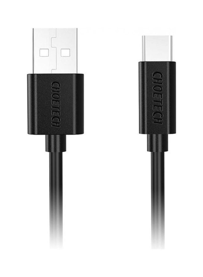 تشوتيك كابل USB من النوع ايه إلى USB من النوع سي أسود - Image 1